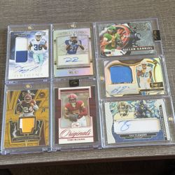 Football Cards RPA,  Patches & Autos