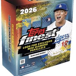 2026 Topps Finest Baseball Mega