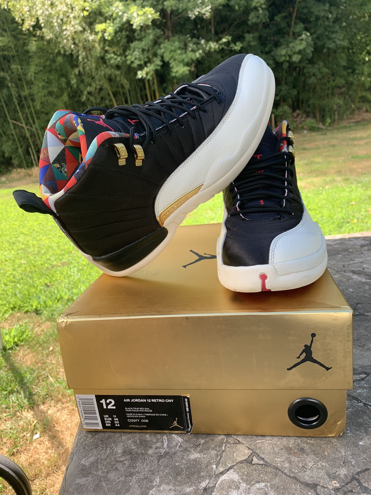 Black true red shop sail jordan 12