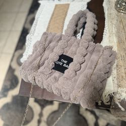 Designer Soft Plush Tote Bag 