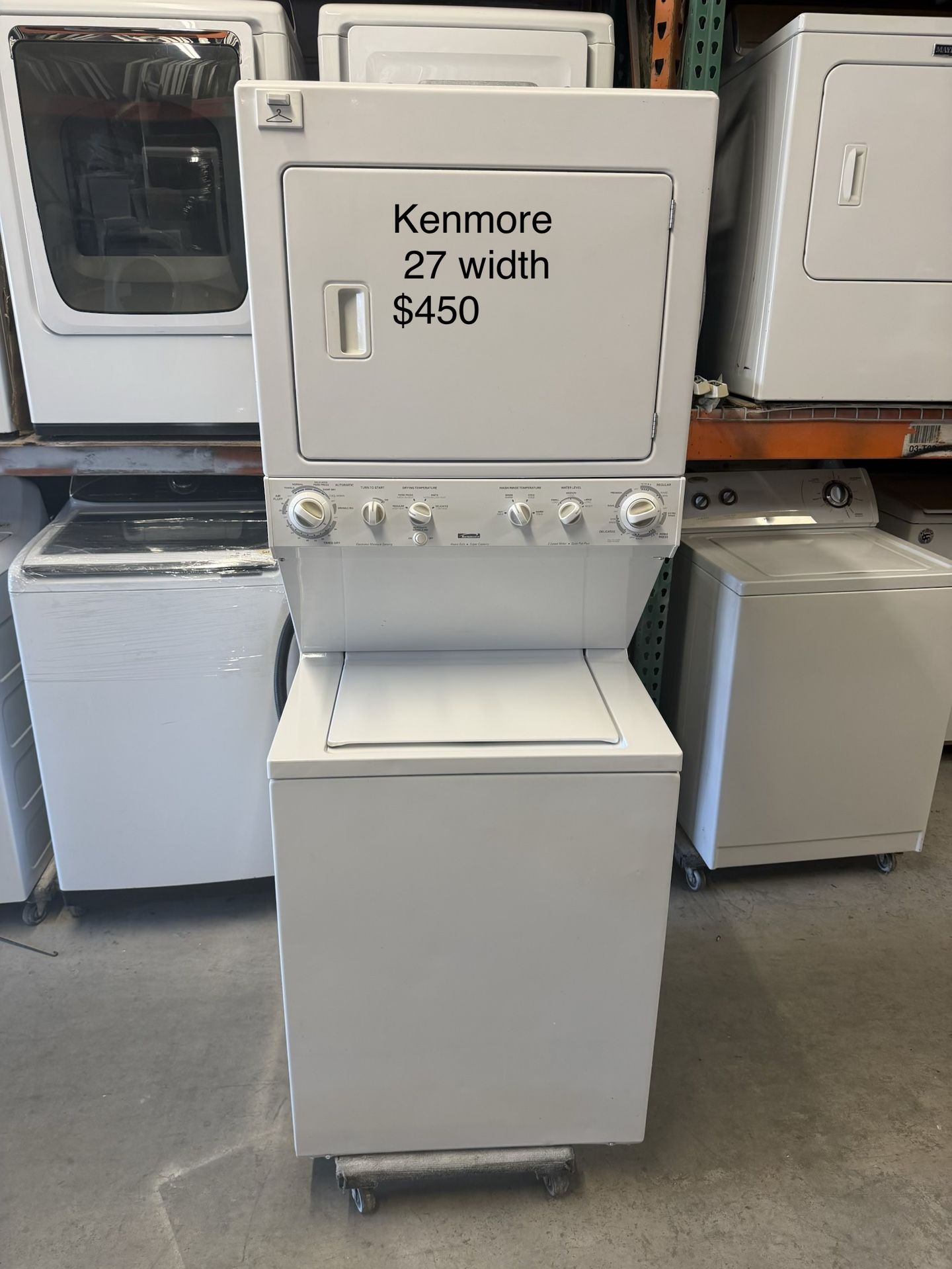 Kenmore Stackable Washer Dryer