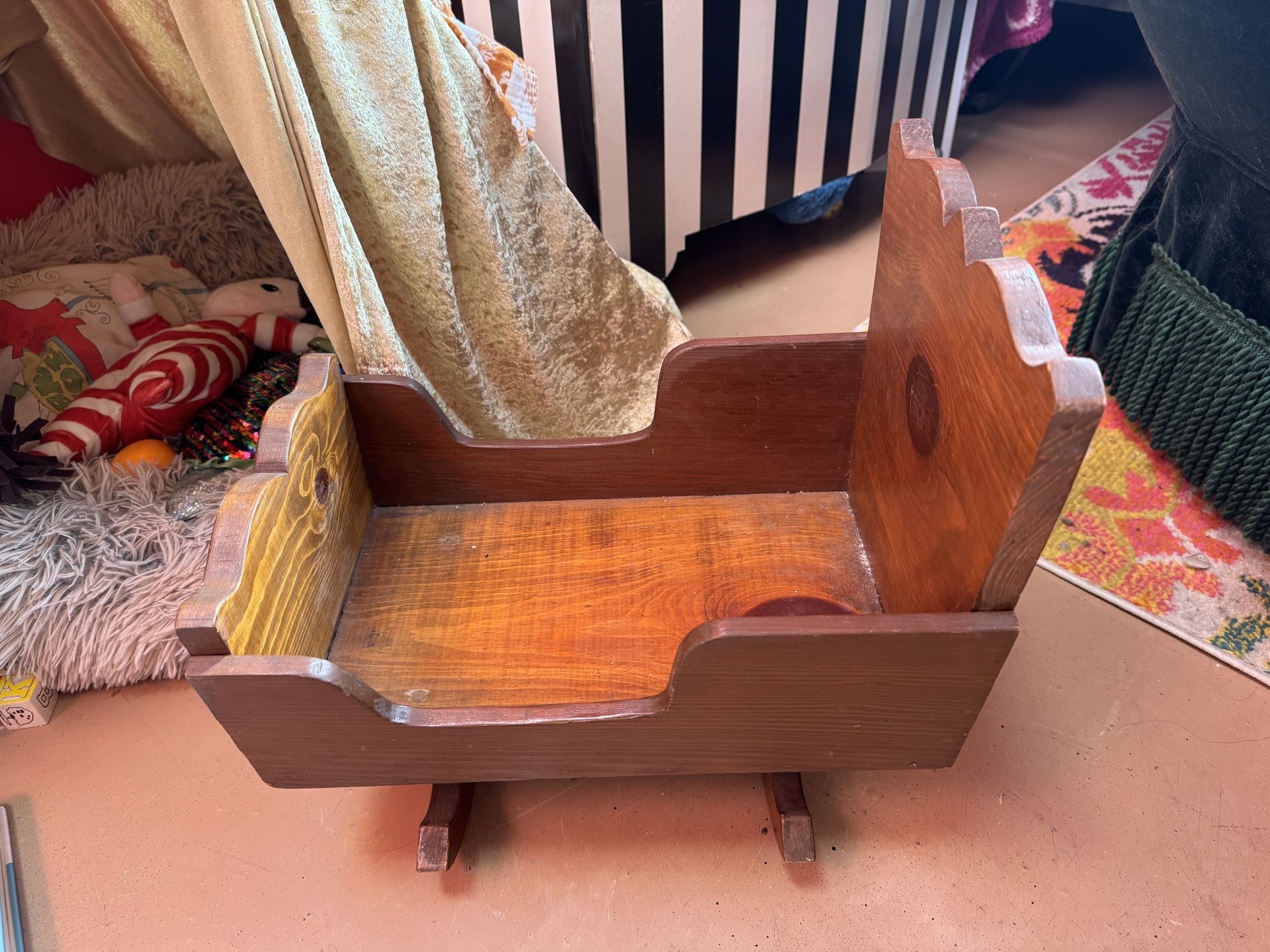 Solid Wood Doll Bed