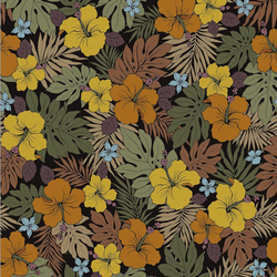 Vintage Floral Wallpaper Tropical Peel and Stick Wallpapers(2 Rolls)