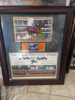 132nd Kentucky Derby Barbaro Framed Collectible