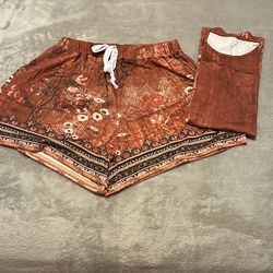 Brown Medium Short Set For $25