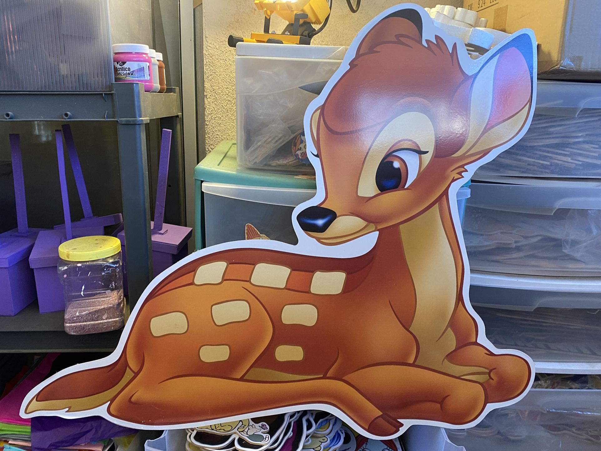 3ft Bambi Wooden Cut Out