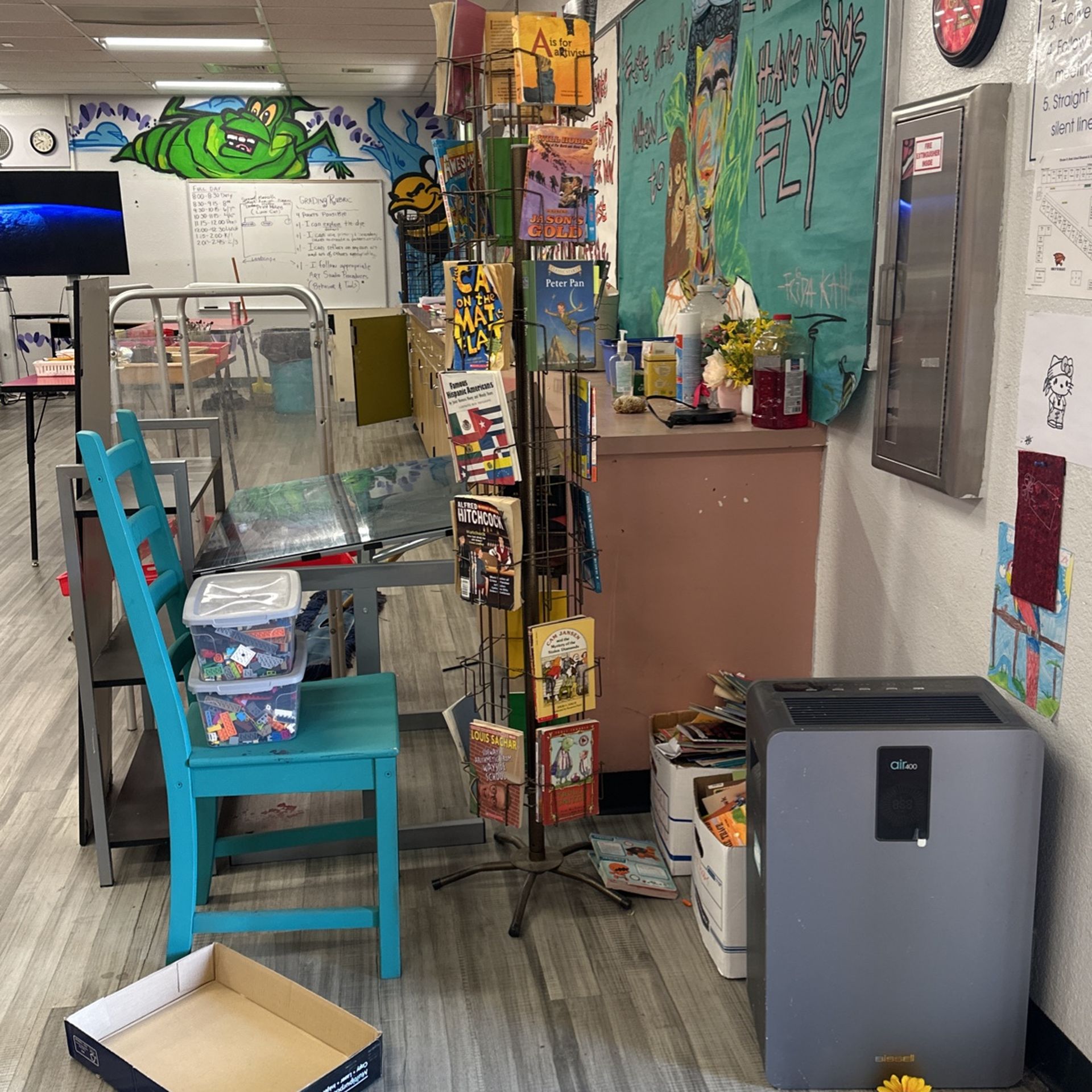Rotating Book Rack Display