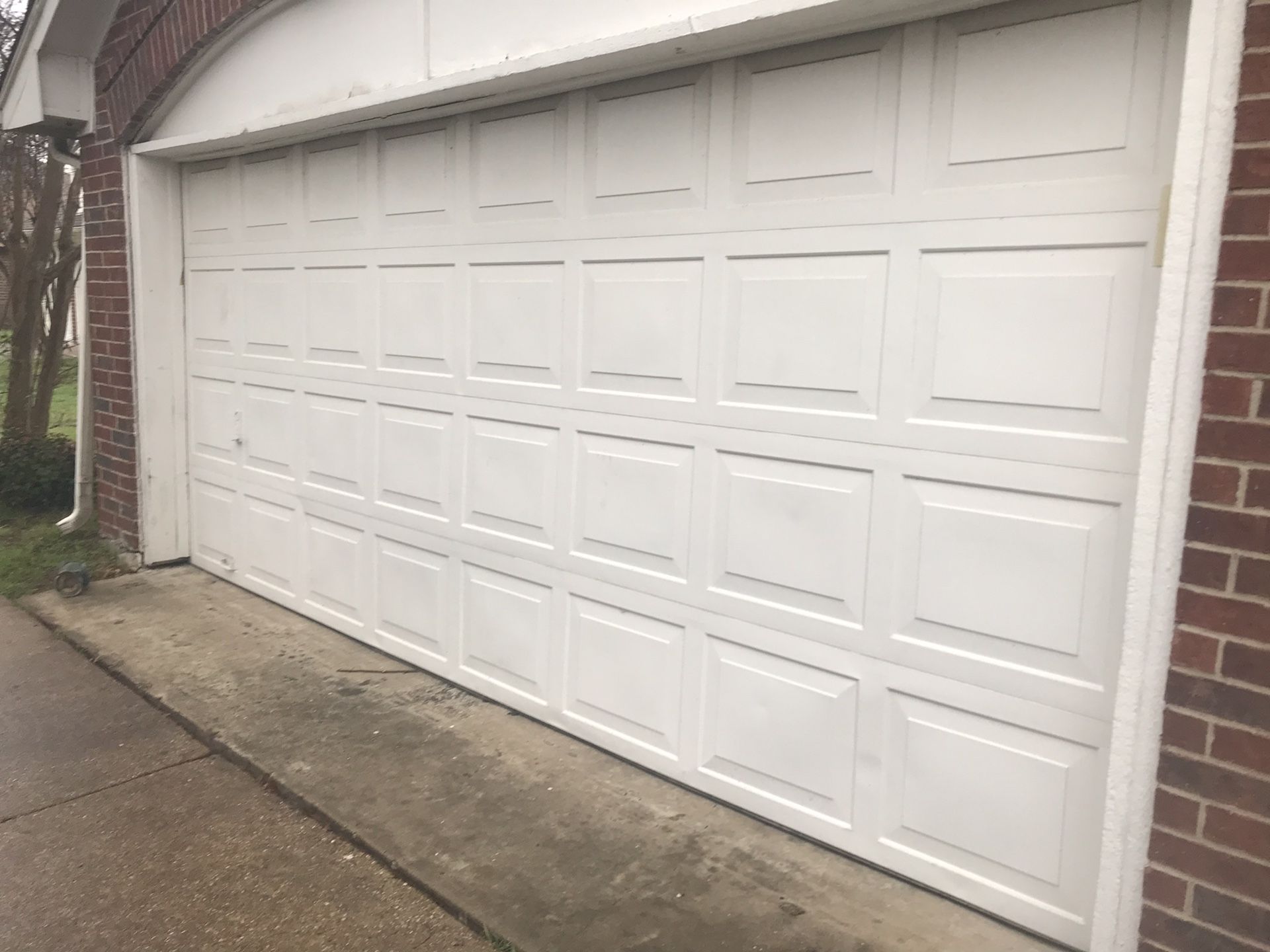 Used garage door