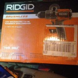 Rigid 18v Brushless 1/2" Hammer Drill