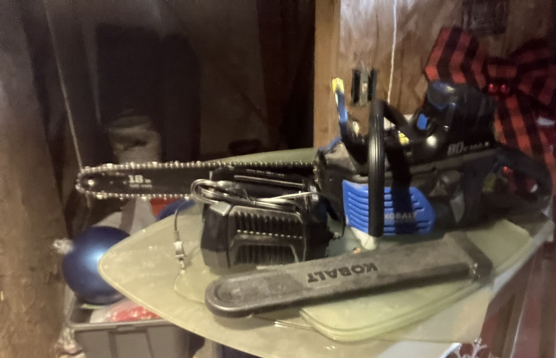 Need gone asap Kobalt 80-volt 18-in Battery 5 Ah Chainsaw