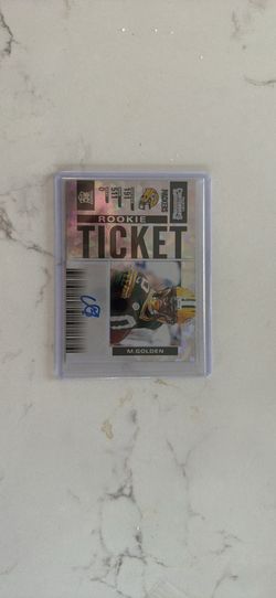 2025 panini select contenders Matthew golden rookie ticket cracked ice /24 ssp packers