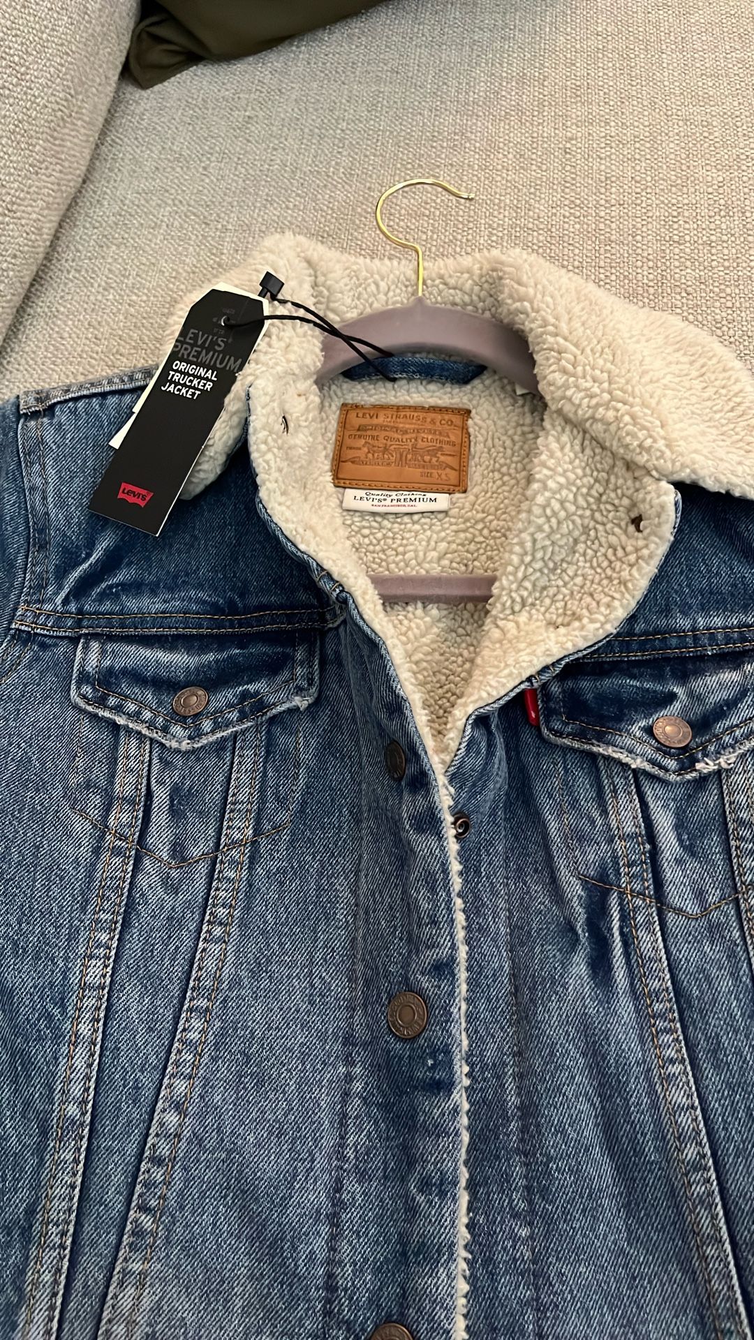 Brand New With Tags Levi Sherpa Jacket