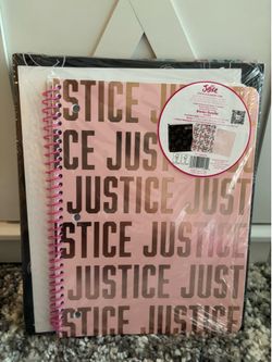 Justice Binder Bundle, 1" Binder, Notebook, Paper Pocket Folder
