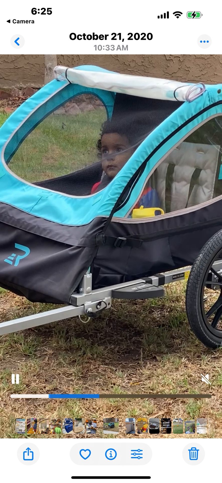 Bike Trailer Retro Spec Two Seater