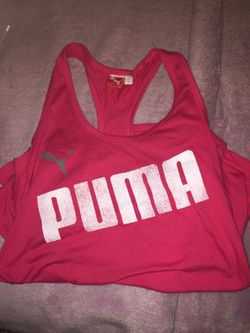 Women’s puma tank top pink size small