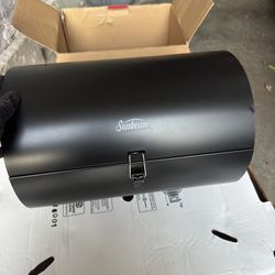 Sunbeam Bostwick Portable Charcoal Grill Balcony BBQ Open Box New