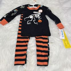 New! Just One You By Carter’s Halloween PJ Bundle *12 Months 