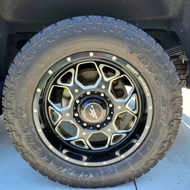 BMF SOTA 20X9 8X180 wheels with tires