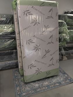 Bamboo Mattress Still in Plastic Wrap