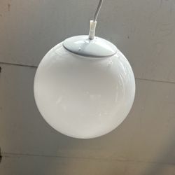 Globe Hanging Light Fixture 10”globe