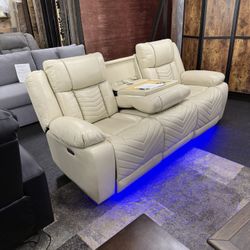  Power Reclining Sofa & Power Reclining Love Seat On Sale