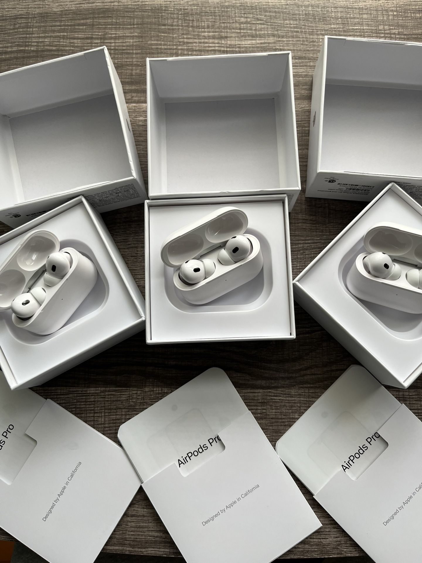 Three AirPod Pros Gen 2
