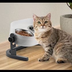 All for Paws Dog Elevated Bowls Stainless Steel Dog Cat Food Water Bowls