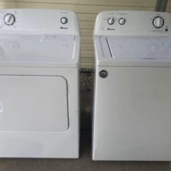 SET DE LAVADORA Y SECADORA MARCA AMANA TRABAJA BIEN GARANTIZADA 