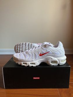 Supreme - Nike air max plus white ( Sz 9.5 )