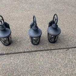 Out Door carriage lights from Lowe’s