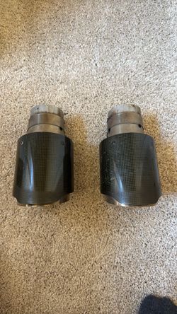 Carbon fiber exhaust tips