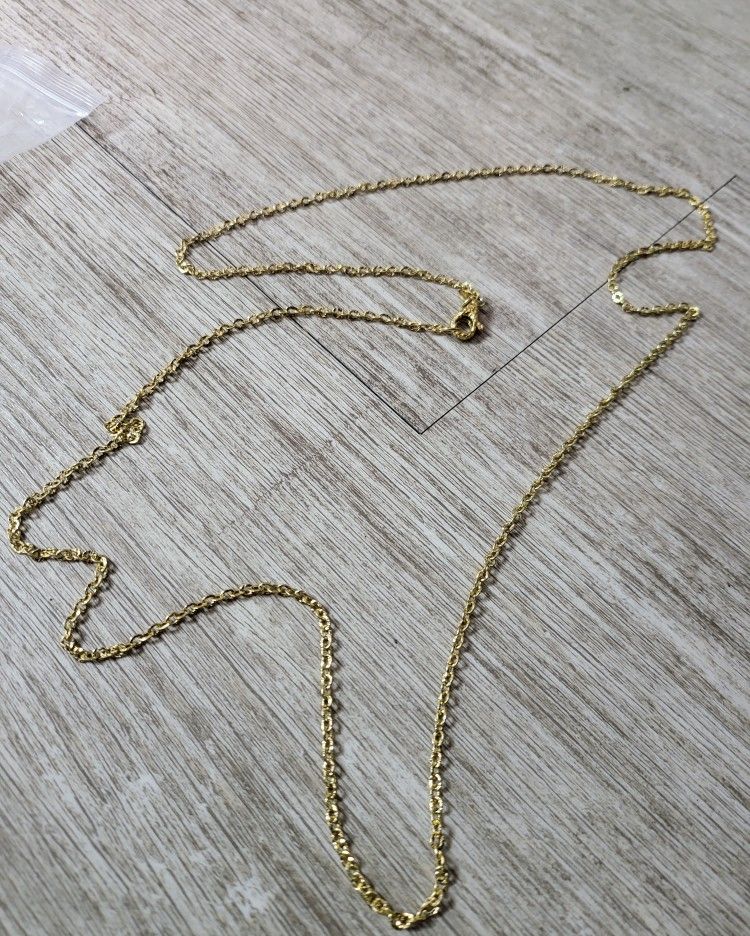 Gold Nugget Necklace 