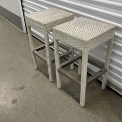 outdoor stools set of 2