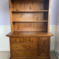 Dresser W/Bookcase