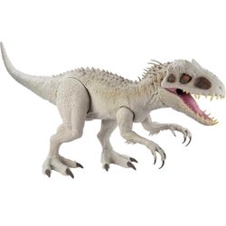 Mattel Jurassic World Camp Cretaceous Super Colossal Indominus Rex Dinosaur Toy, Action Figure at 3.5 Feet