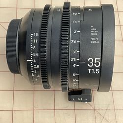 Sigma 35mm T1.5 FF HIGH-speed Prime Lens For Canon