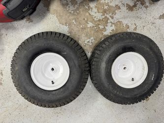 (2) Brand New Riding Mower Tire And Wheels 20 x 8.00 x 8. $125 For Pair. Must Pickup