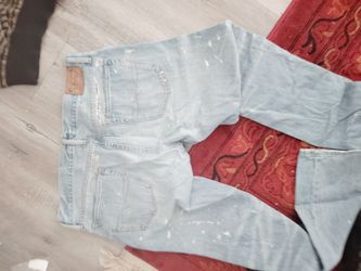 Size 32w. Polo Ralph Lauren Light Wash Distressed Jeans