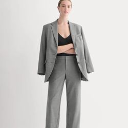Everlane Straight-Leg Trouser in Tailor Twill Size 00