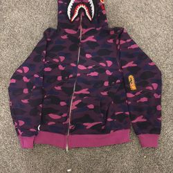 bape hoodie ponr full zip up