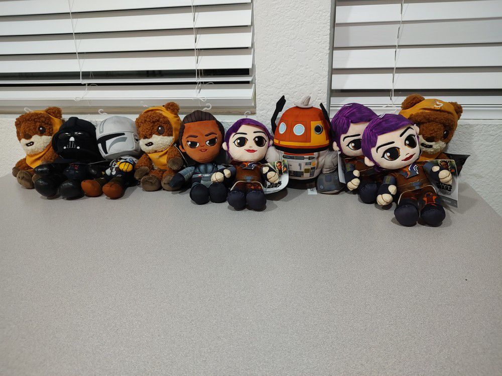 Collectable Star Wars Plushies. Brand New