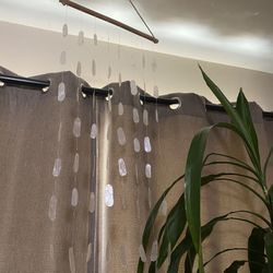 Anthropologie . Beautiful Hanging Decor/Wind Chime. Pearly White Pieces Offer A Very Soft Beautiful Chime.