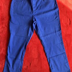 NYDJ STRAIGHT DENIM JEANS WOMENS PANTS Size 18 BLUE ‼️Made In USA ‼️ NEW - NO TAG ‼️ Retail $79-$99