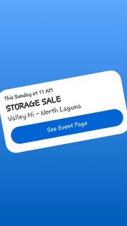 STORAGE SALE TODAY!!!