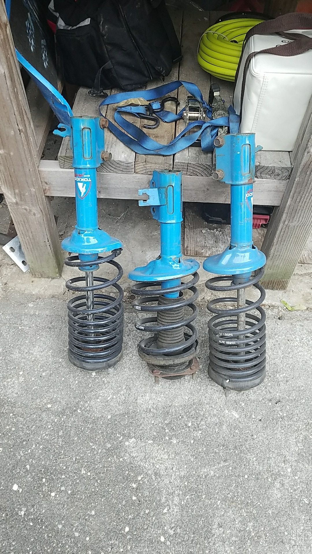 3 tokico gas shocks for Mazda mx3 92-95'