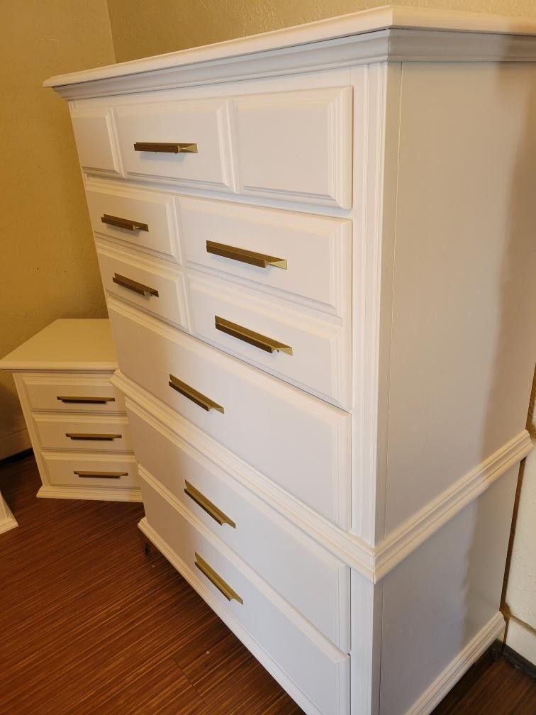 White Solid White Dresser 