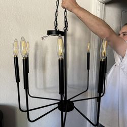 Black Farmhouse Chandelier