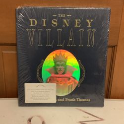 The Disney Villain book ltd ed signed Ollie Johnston and Frank Thomas, sealed!