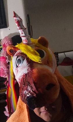 Buddy the unicorn Halloween costume