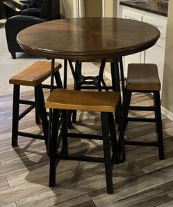 High top Table With Four Stools